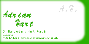 adrian hart business card